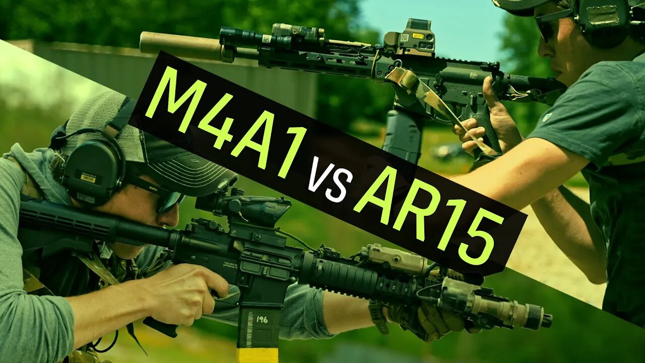 Is a Military-issue M4A1 Better than a Civilian AR15?