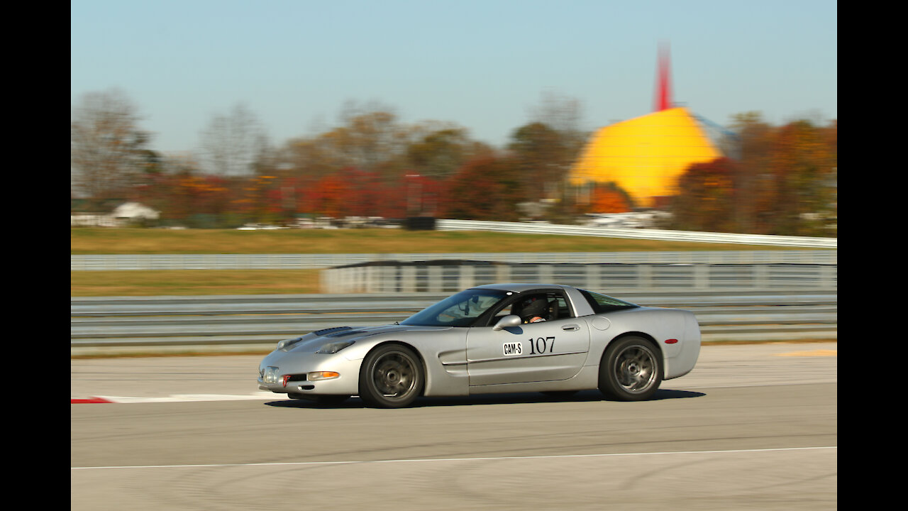 1997 Corvette c5 lap around NCM full course