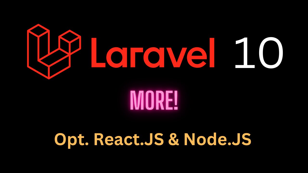 LARAVEL 10 Deploy w/ Optional React.JS, Node.JS, and RDS.