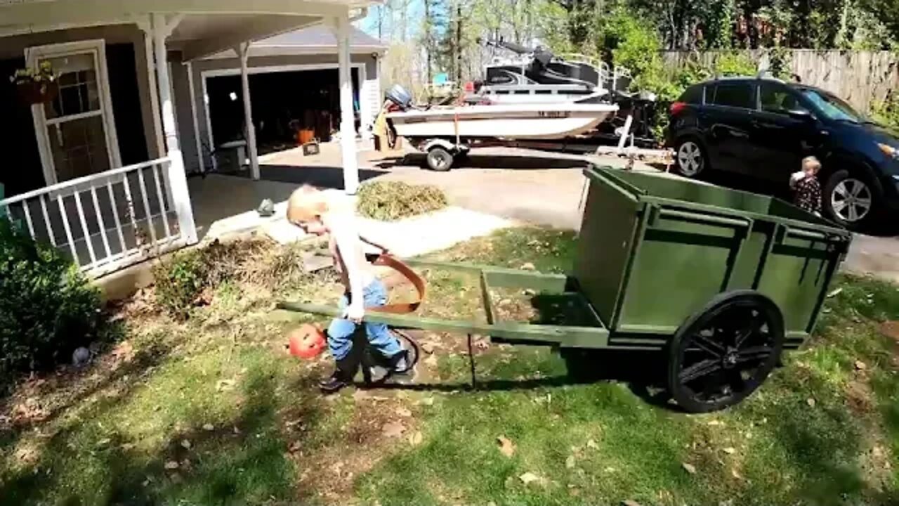 Hiking & Camping in 2 Man Camper Handcart with Bunk Beds Ultimate Bug Out Cart &&& 7