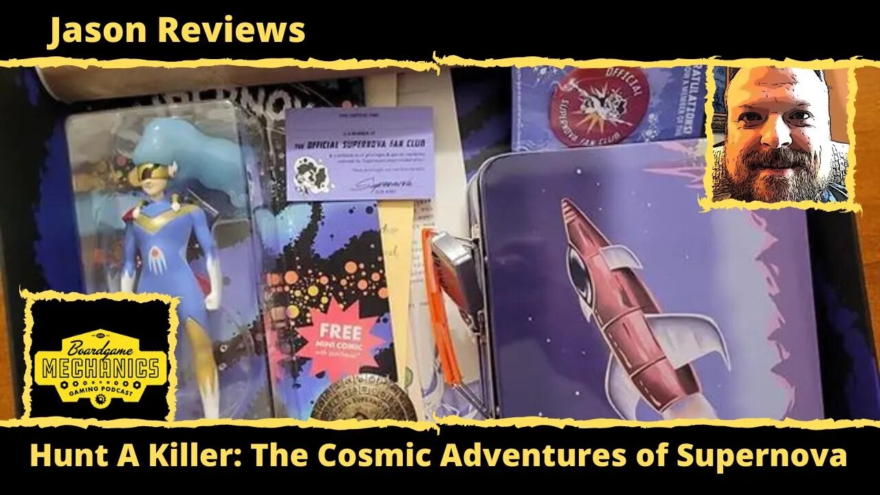 Jason's Board Game Diagnostics of Hunt A Killer: The Cosmic Adventures of Supernova