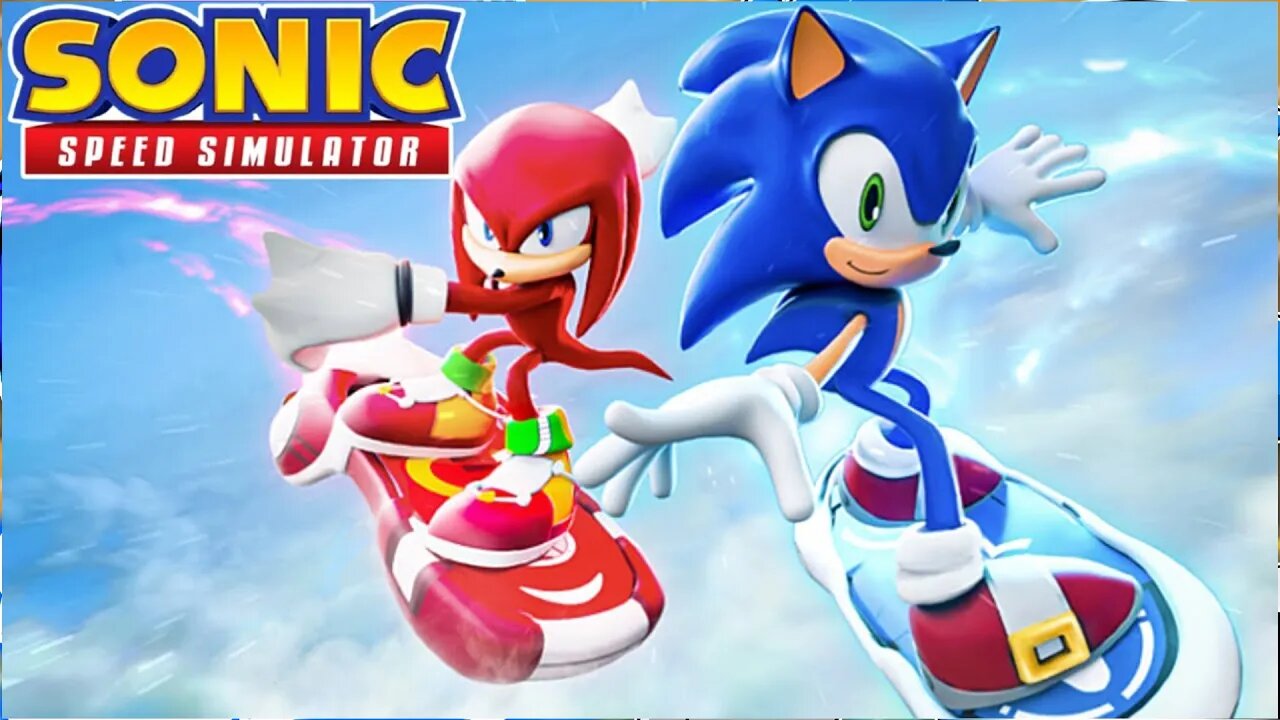 Sonic do ROBLOX recriou o SONIC Riders no Sonic Speed Simulator