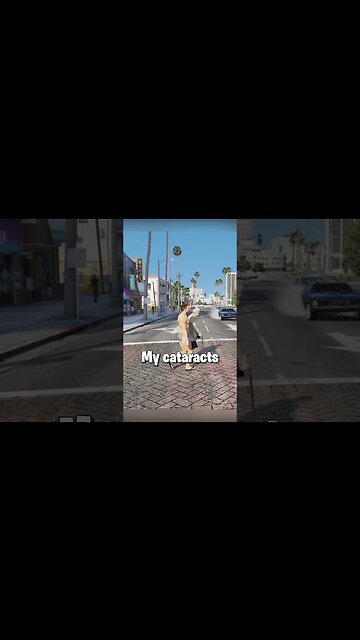 Helping a old lady cross the road on GTA RP!😂 | #shorts