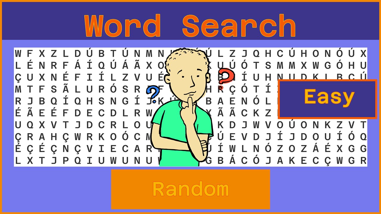 Word Search - Challenge 08/11/2022 - Easy - Random