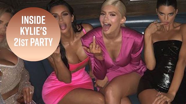 The Kardashian/Jenners get turnt at Kylie's 21st bash