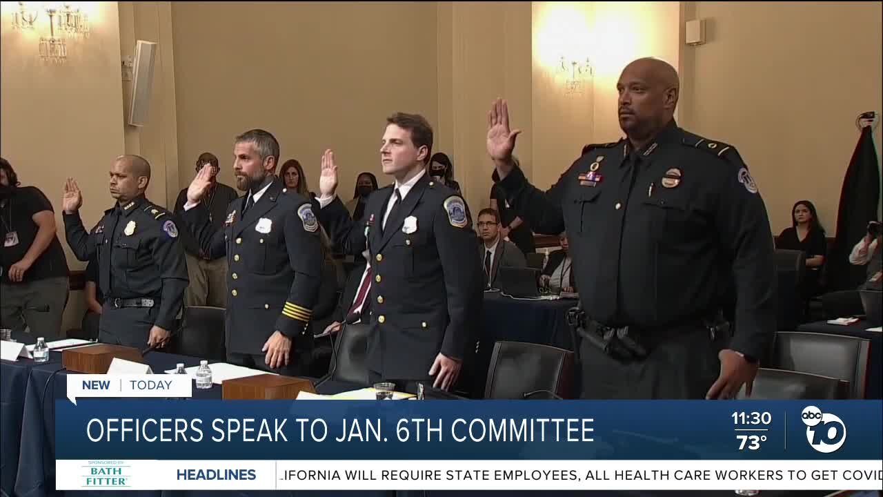 Officers give emotional testimony over Jan. 6 attack on Capitol