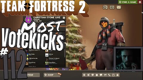 #112 "Most Vote Kicks!" Team Fortress 2! Christian Stone LIVE