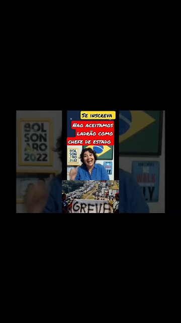 NÃO ACEITAMOS LADRÃO COMO CHEFE DE ESTADO... DIZ BOLSONARISTA. #shorts