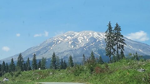 World famous Mount Saint Helens