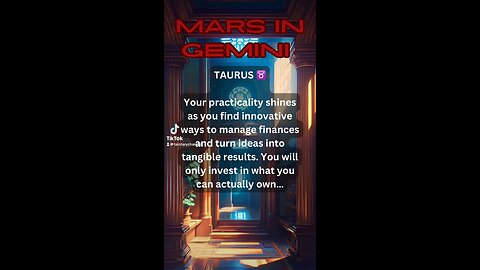 TAURUS ♉️ - Mars in Gemini energy and influence #astrology #tarotary #taurus