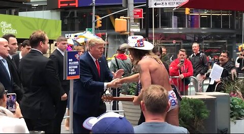 Trump says migrants have taken over Times Square Big, if true