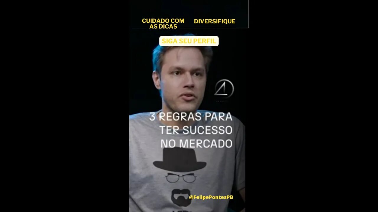 3 REGRAS PARA TER SUCESSO COM SEUS INVESTIMENTOS NO MERCADO FINANCEIRO #shorts