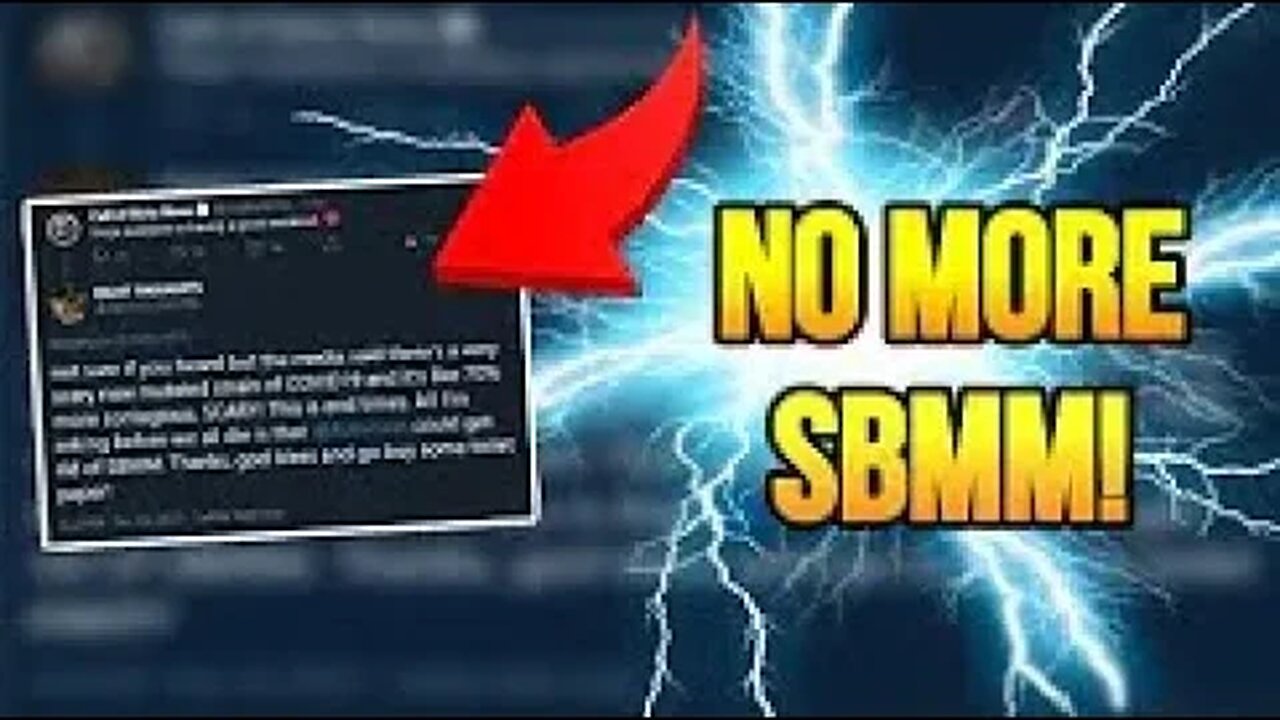 ACTIVISION IS REMOVING SBMM FROM BLACK OPS COLD WAR!!