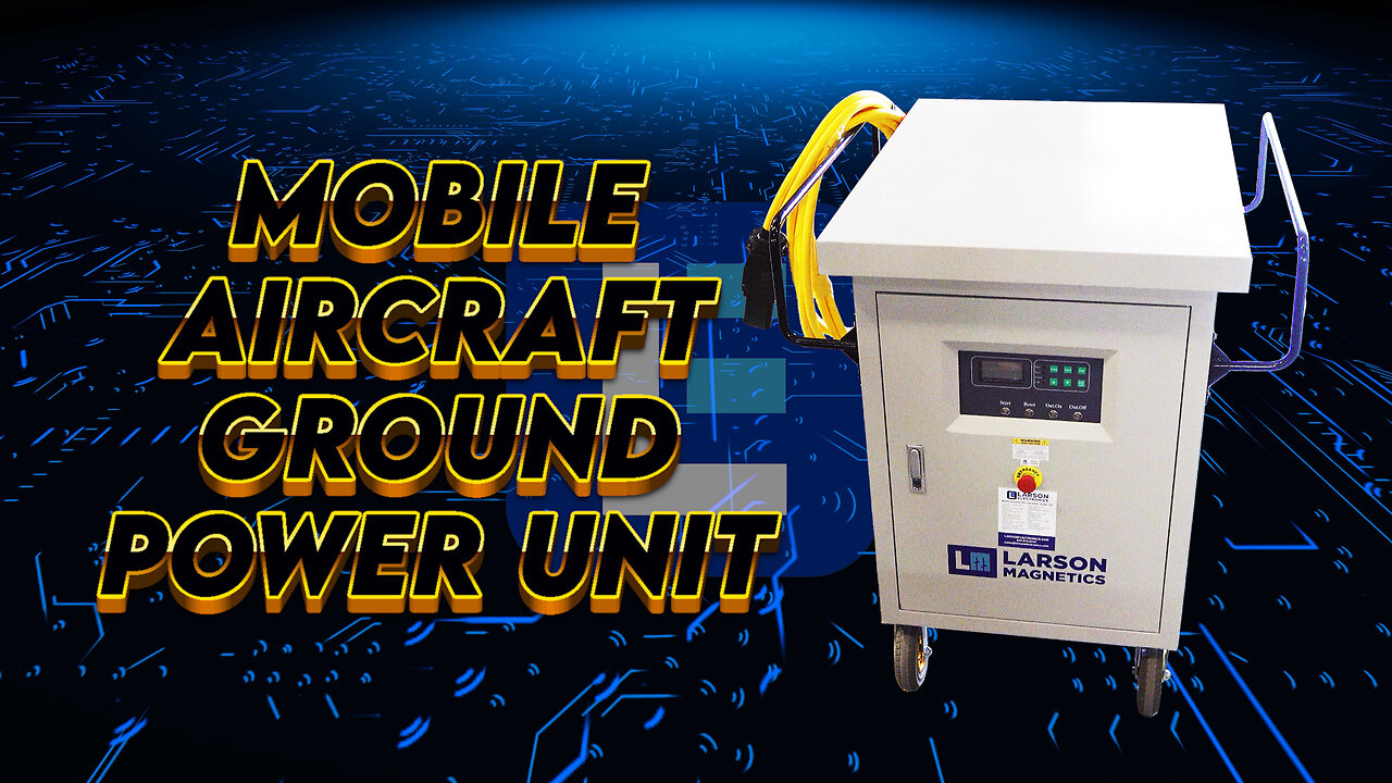 Mobile 28V Aircraft Ground Power Unit - 400 Amps - 208-575V AC 3PH Input/ 28.5V DC Output