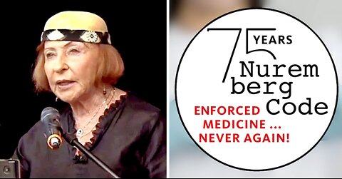 Rebroadcast - Vera Sharav's censored speech in Nuremberg