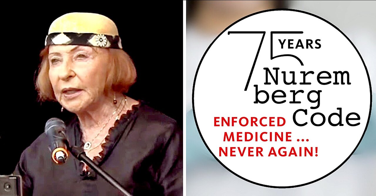 Rebroadcast - Vera Sharav's censored speech in Nuremberg