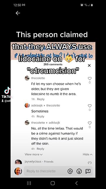 They always use lidocaine, right?