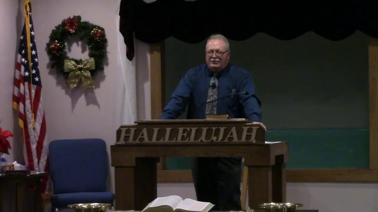 Bills Lake Baptist Church Sunday Afternoon December 18, 2022