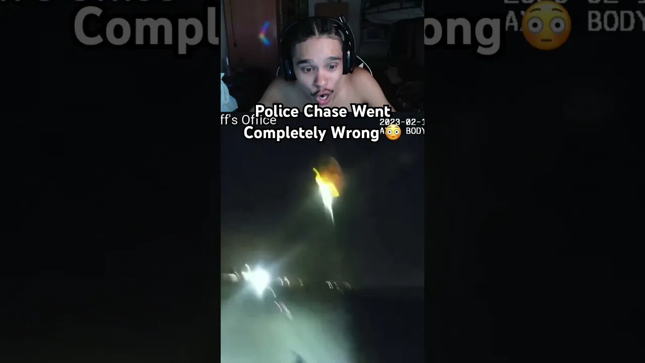 This Police Chase Went Completely Wrong.. 😳 #shorts