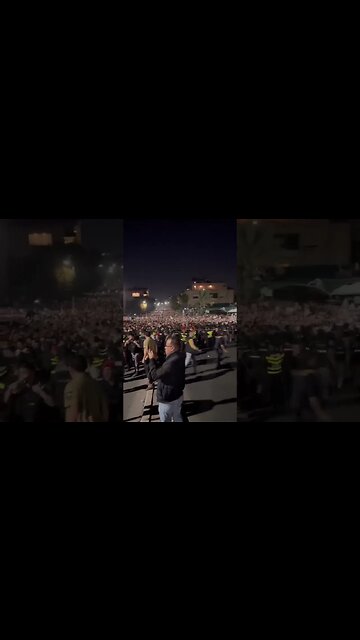 Huge protests ongoing in Jordan following the bombing of a hospital in