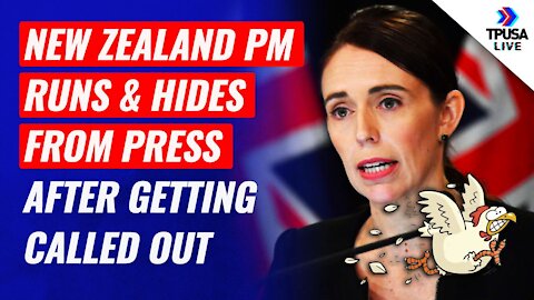 New Zealand PM Runs & Hides From Press After Getting Called Out