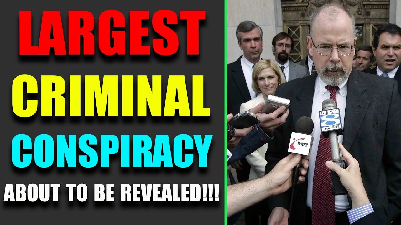 LARGEST CRIMINAL CONSPIRACY ABOUT TO BE REVEALED - TRUMP NEWS