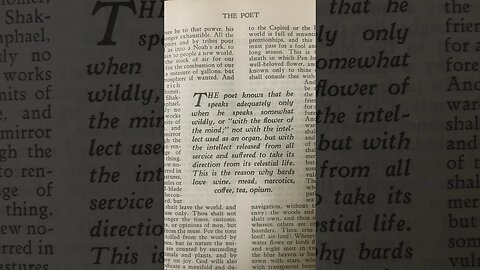 Emerson on Poetry ✍️ and Drugs 💊