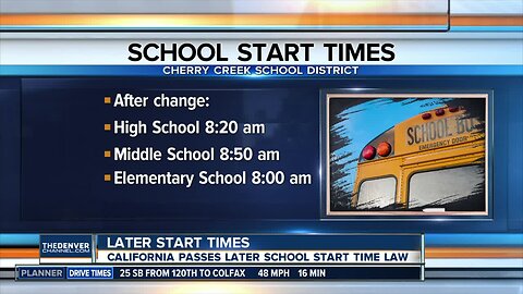 Calif. is first state to mandate school start times, some Colo. school districts already made change