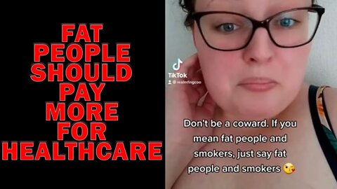 Fat People, Smokers, and Others That Lifestyle Themselves To Illness Should Pay For It