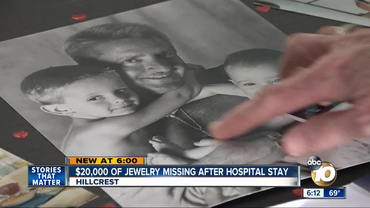 $20K of jewelry missing after hospital stay