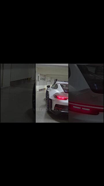 🤯😱Matte White Porsche 911 GT3 RS Weissach Package with Indigo Blue Wheels at Autoshield Sweden 💯