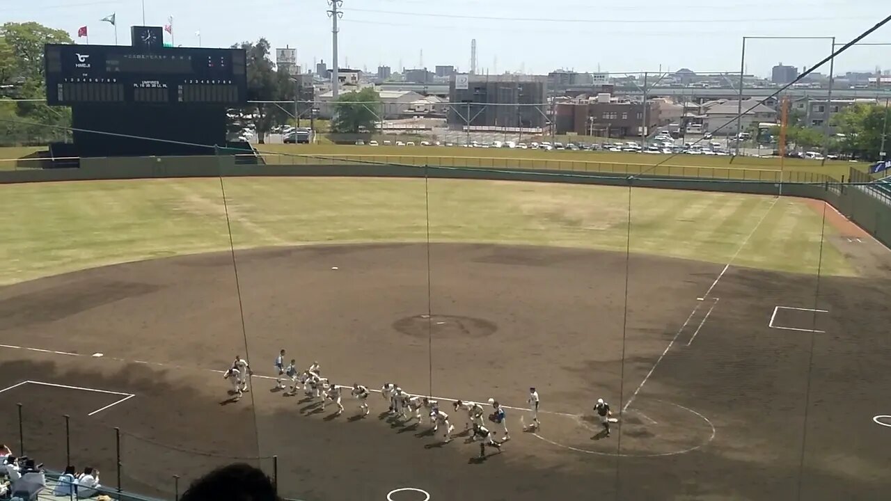 【神戸国際大学附属高校硬式野球部】矢継ぎ早のシートノック,2023春季兵庫県大会QF
