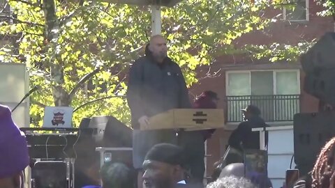 FETTERMAN “Send me to Washington, DC to take onto make sure I push back against work to work