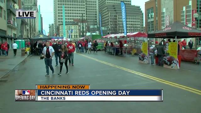 Cincinnati Reds Opening Day block party