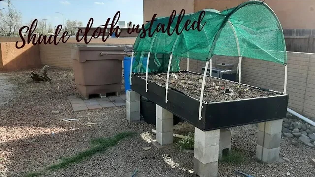 Shade Cloth Installation
