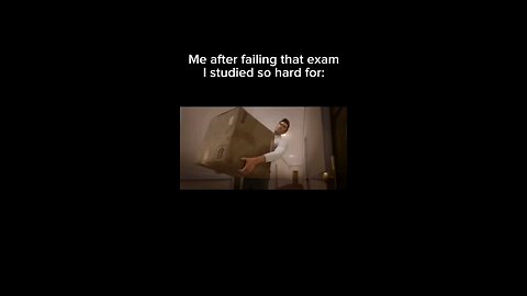 That feeling after failing exam