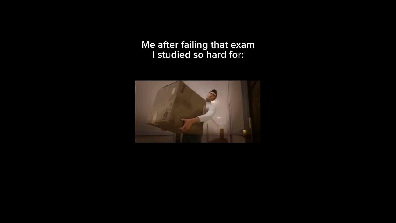 That feeling after failing exam