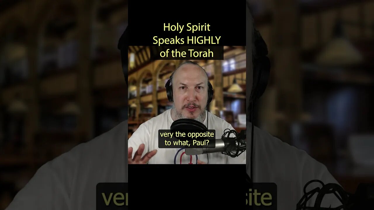 Holy Spirit Speaks Highly of Torah