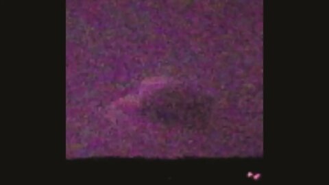 Derby Shaped UFO caught on video during thunder storm?