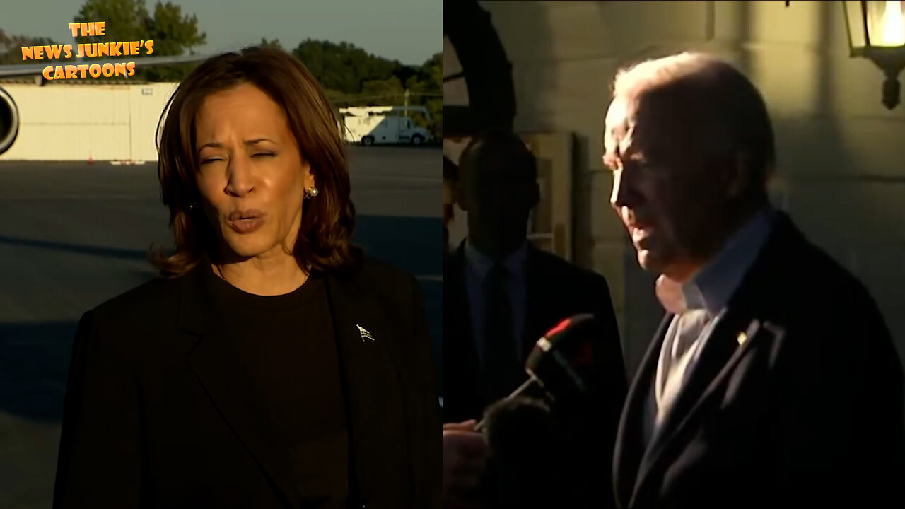 You can't make this shit up. Kamala Harris about people in Hurricane storm zone: "They are appreciative of all the extraordinary work we do." Joe Biden: "What storm zone?.. Oh, they are very happy, across the board."