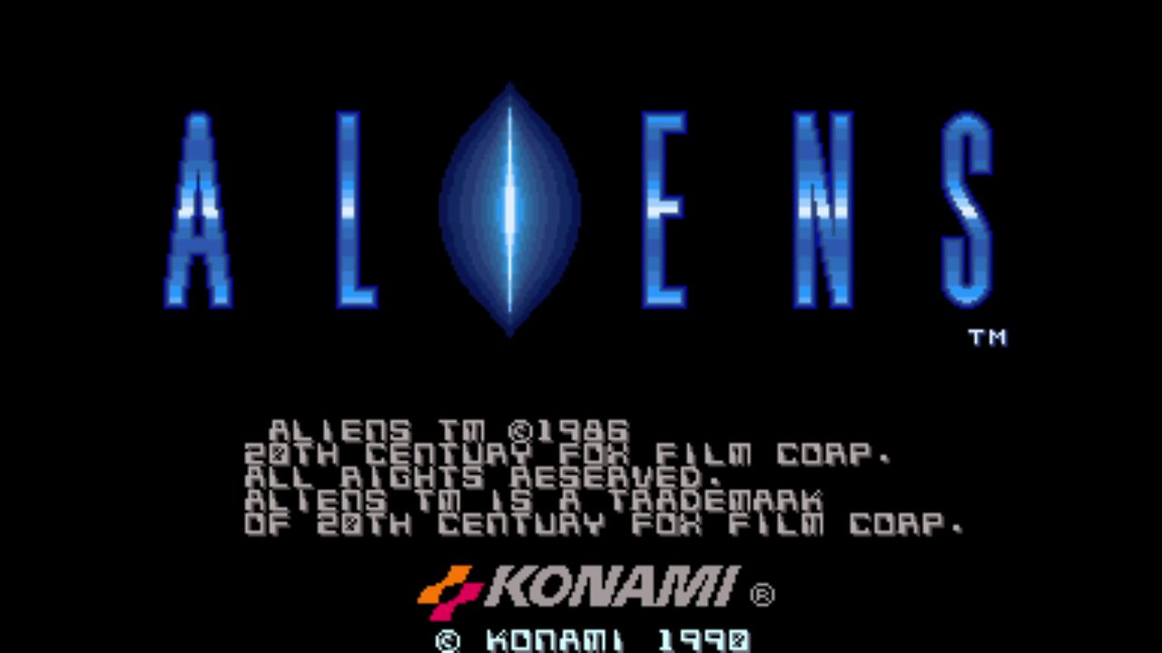 Aliens Arcade Game, Konami 1990, playthrough