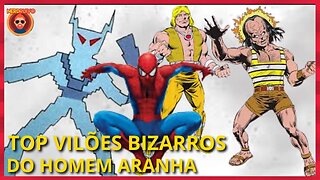 TOP 5 VILÕES MAIS BIZARROS E ESTRANHOS DO HOMEM ARANHA