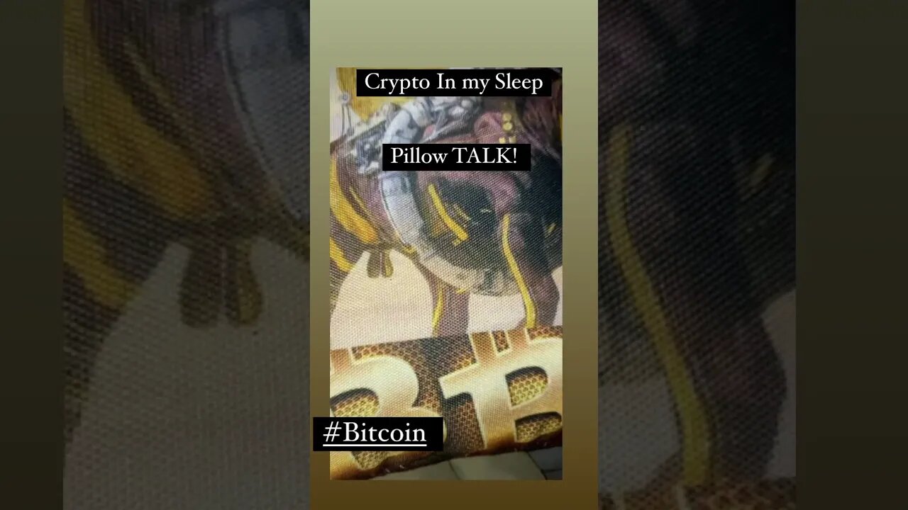 crypto in my sleep! #bitcoin