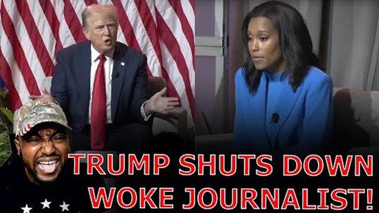 Trump SHUTS DOWN WOKE Black Journalist After Declaring He Didn't Know Kamala Was BLACK!
