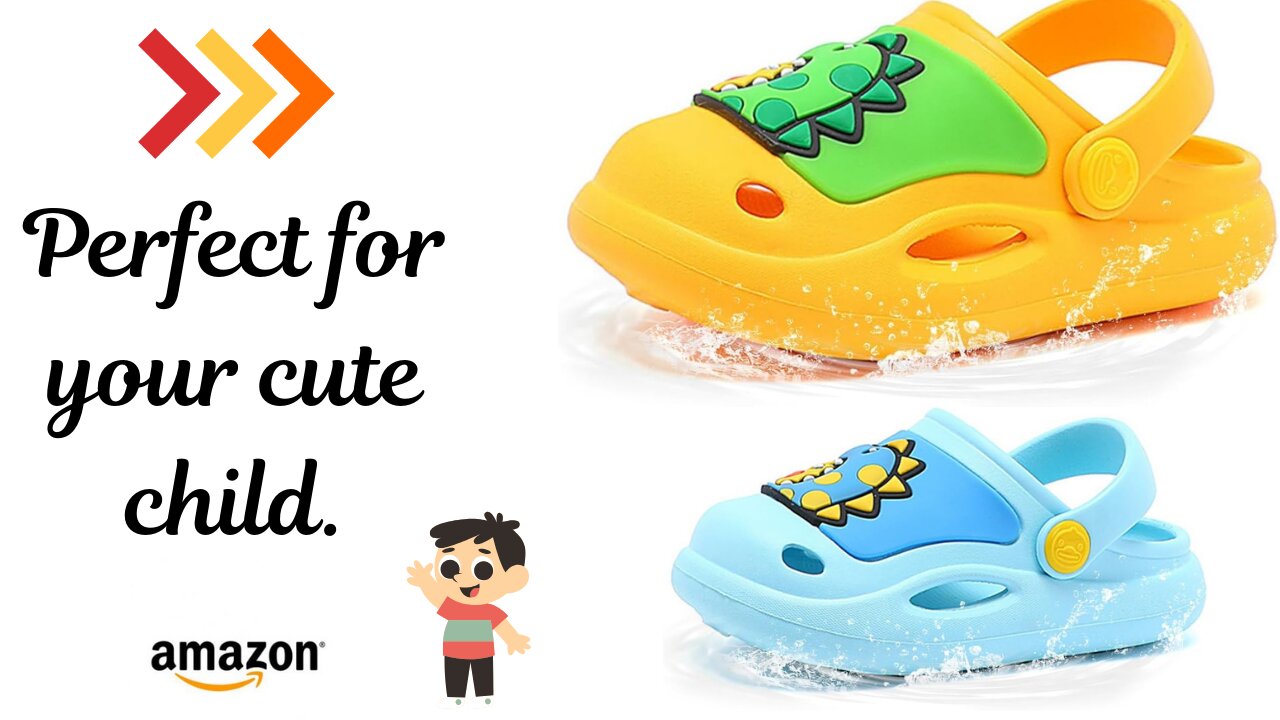 Make a Splash this Summer! Non-Slip Sandals for Kids - Fun Designs & Colors! #KidsSandals #PoolShoes