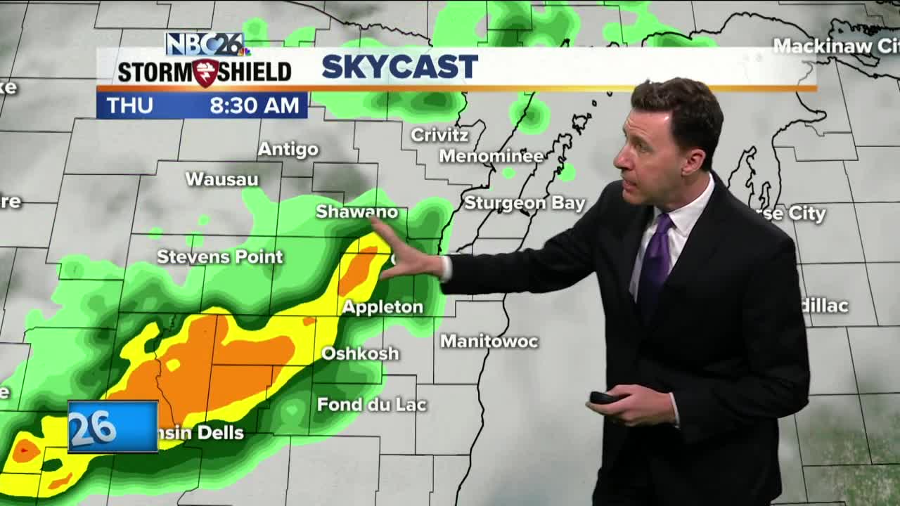 Michael Fish's NBC26 weather forecast