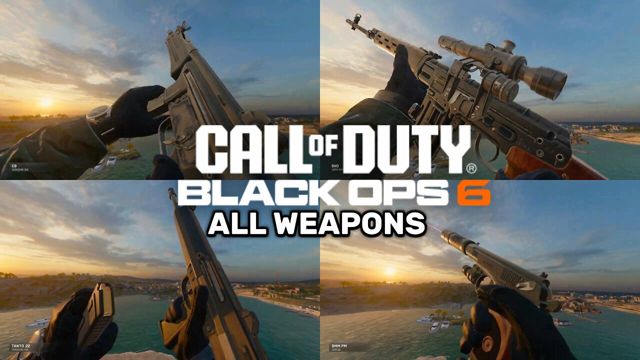 Black Ops 6 Beta All Weapons Inspect animations