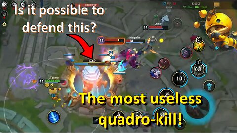 What a useless quadro-kill! # LOL - Teemo Gameplay - SHORTS