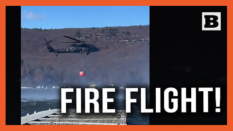 Fire Flight! Helicopter Works to Put Out Forest Fire Raging in New York and New Jersey