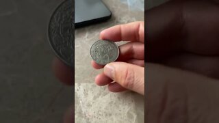 Overly Excited Overview Big Mexican 5 Peso Coin